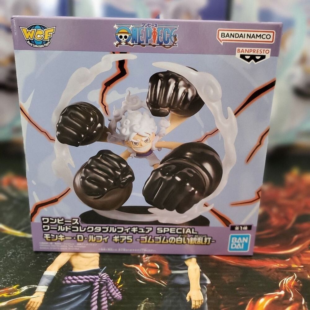One Piece Monkey D. Luffy GEAR5 Gum-Gum Dawn Gatling World Collectable Figure